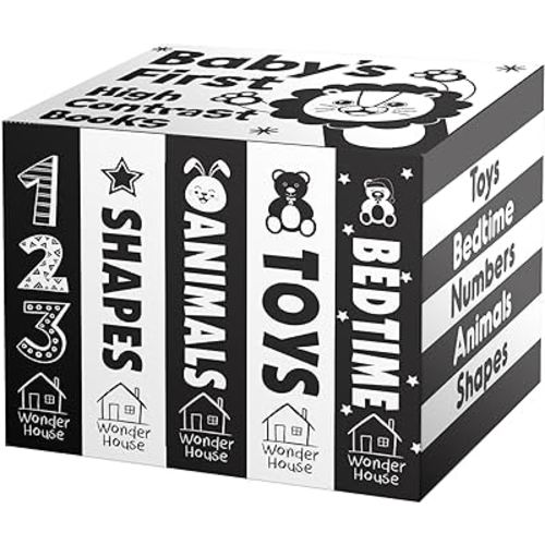 Baby’s First High-Contrast Books: Boxed Set (High Contrast Board Books)