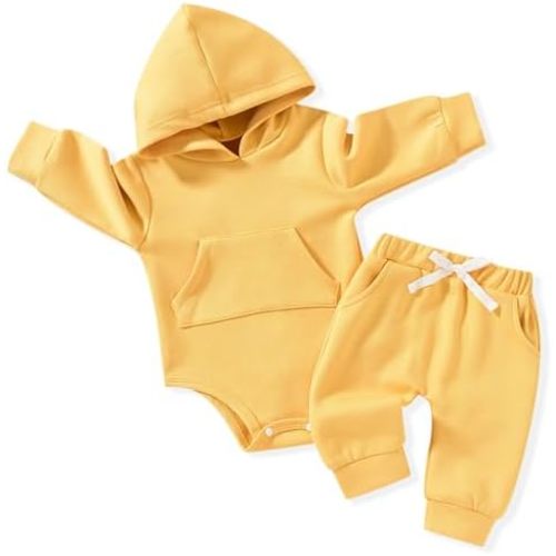 Aalizzwell Infant Baby Winter Hoodie Outfit