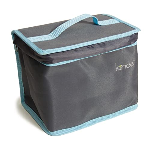 Kiinde Twist Breast Milk Storage Bag and Ice Pack Kit for Breastfeeding Moms - Gray