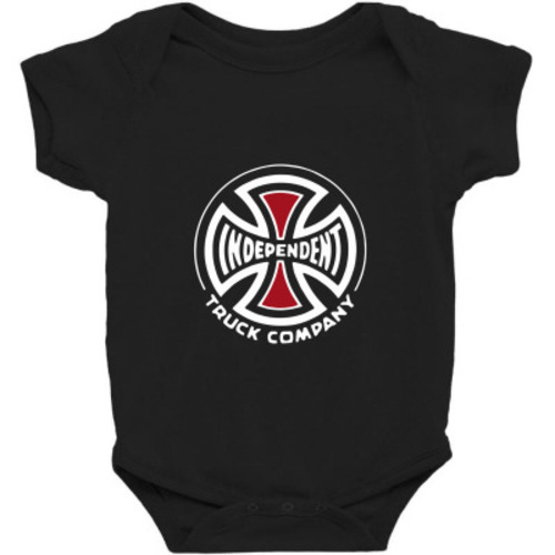 Independent Company Cross Skateboard Baby Bodysuit By Saterseim - Artistshot