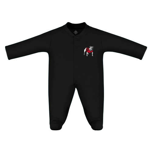 Georgia Bulldogs Footed Romper | College Baby
