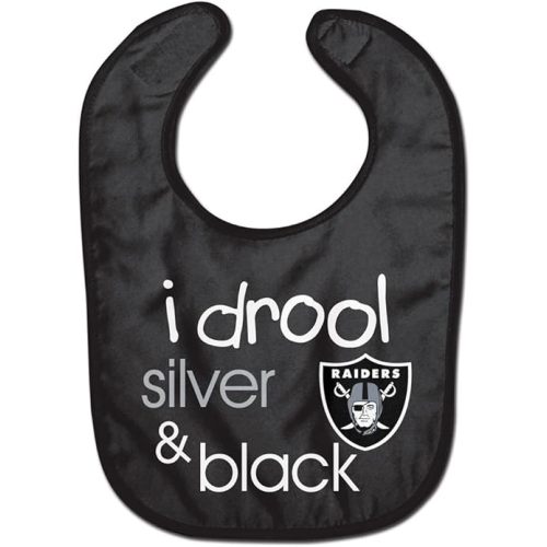 WinCraft NFL Oakland Raiders WCRA1963414 All Pro Baby Bib