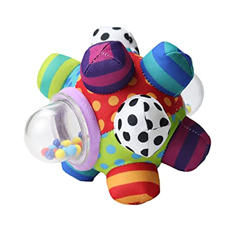 QQchickchicky Developmental Bumpy Ball Toy, Newborn Baby Infant Toys 0-3 Months, Help Develop Motor Skills and Brain Nerves, Sensory Baby Toys 3-6 4 5 6 7 8 9 10 11 12 Months 6.7"