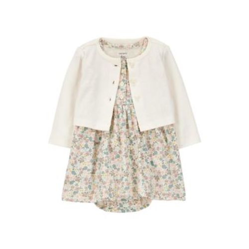 Baby Girls Printed Dress Set
