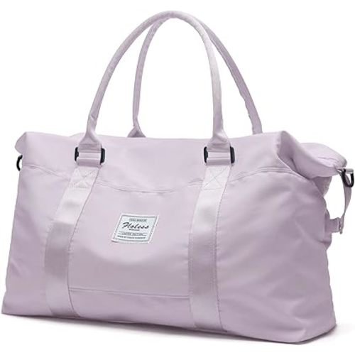 Travel Duffel Bag,Sports Tote Gym Bag,Shoulder Weekender Overnight Bag for Women