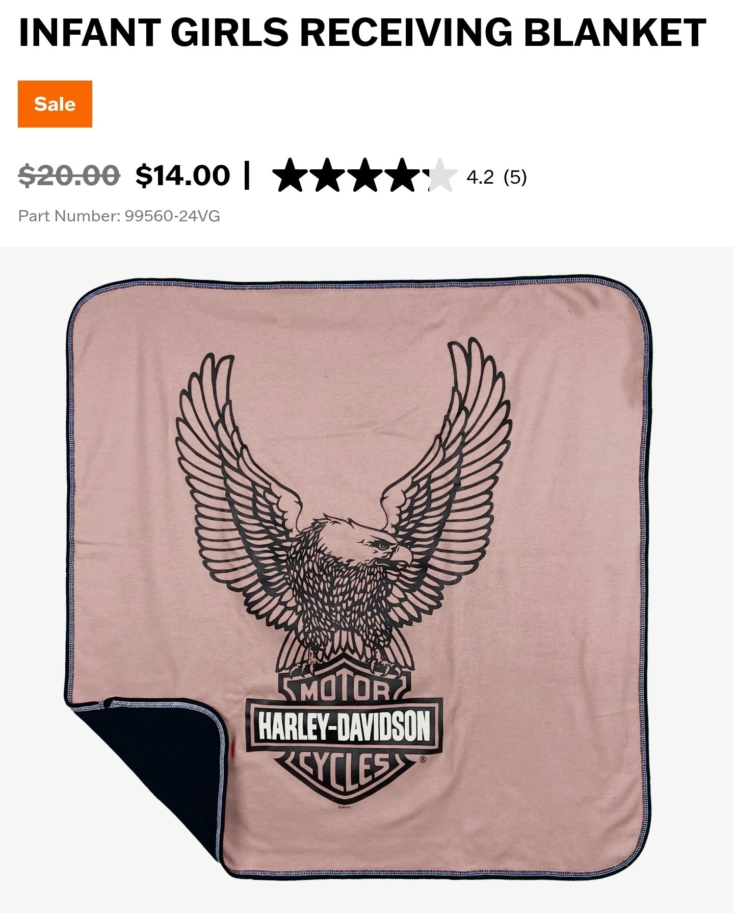 Infant Girls Receiving Blanket | Harley-Davidson USA