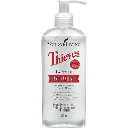 Young Living Thieves Hand Sanitizer – Essential Oil-Infused, Plant-Based, Quick-Drying, 7.6 fl oz