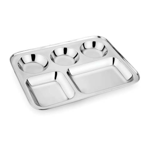 5 Compartment Plates (Pack of 4)