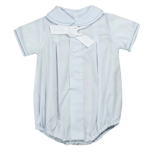 Romper with Anchor Embroidery
