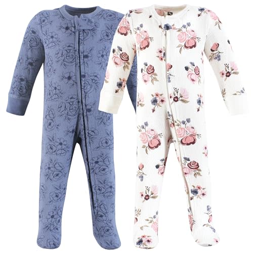 Hudson Baby Unisex Baby Thermal Zipper Sleep and Play 2pk