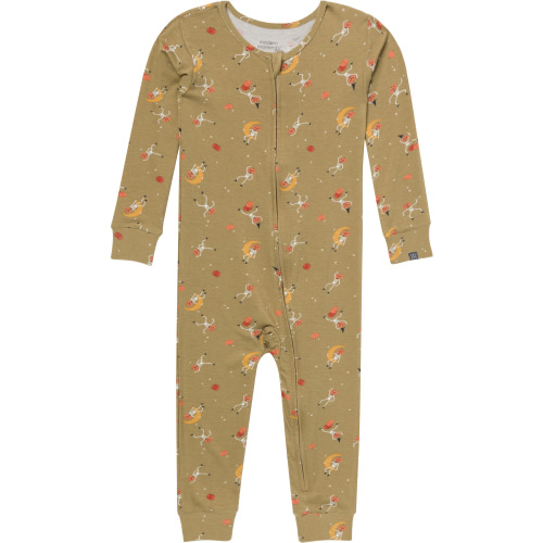 Modern Moments by Gerber Baby and Toddler Neutral Halloween One-Piece Pajama, 12M-5T