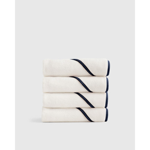 Organic Turkish Cotton Baby Hooded Towel Set 4-Pack in Light Blue
