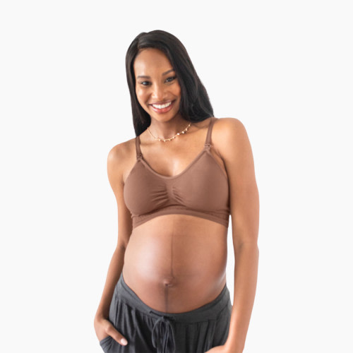 Kindred Bravely Simply Sublime Seamless Nursing Bra For Breastfeeding - Mocha, X-Large