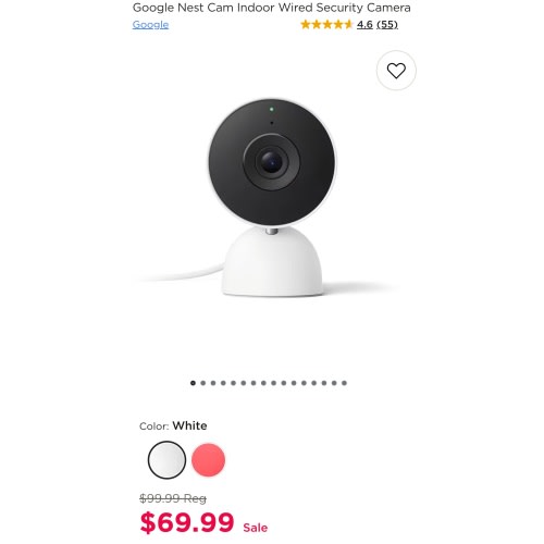 Google Nest Camera Indoor/Wired