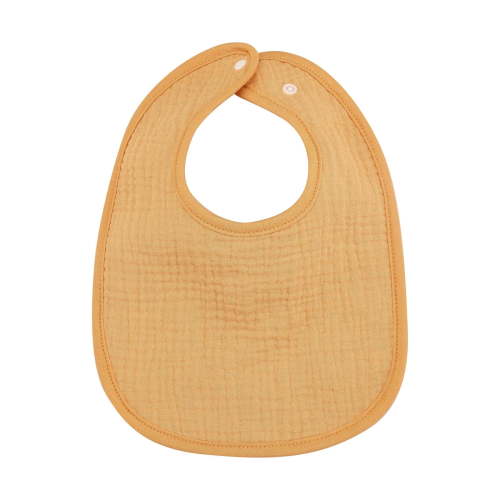 Zwiiyzr Baby and Toddler Cotton Baby Bibs for Boys Girls Baby Bib for Drooling and Teething, Solid Absorbent Bandana Bibs Yellow