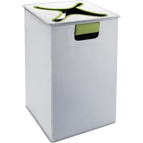 OXO Tot Flip-in Flex Lid Hamper- Gray/Green