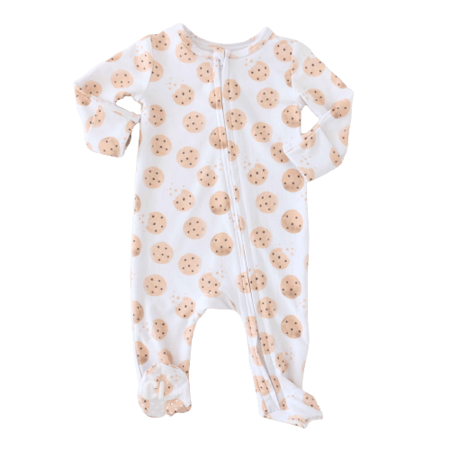 Cookie Crumble Zipper Footie