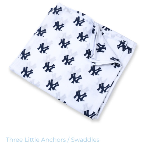 New York Yankees Swaddle Blanket – Three Little Anchors