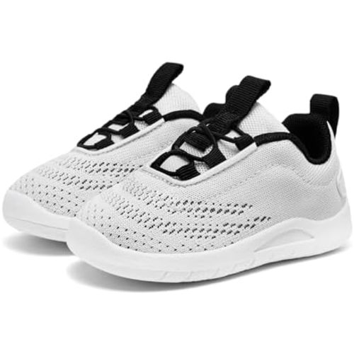 MORENDL Toddler Slip On Sneakers Baby Walking Shoes Non-Slip Breathable Boys & Girls Tennis Shoes Infant Running Shoes