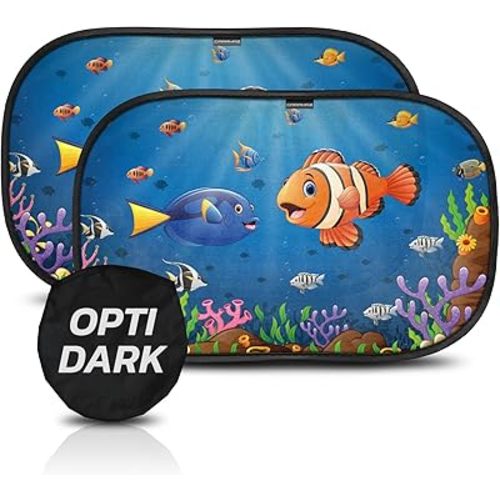 Car Window Shade for Baby with Certified UV-Protection 2 Pack - 20"x12"