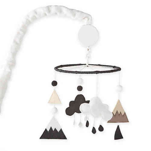 Nest & Nod Nico Musical Mobile in Black/White