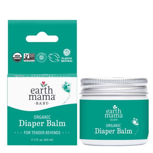 Earth Mama Organic Diaper Balm, Diaper Cream for Newborns, Infants, & Toddlers, 2 fl oz.