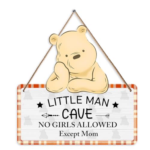 Winnie Baby Stuff-Baby Bedroom Decor-Pooh Baby Nursery Decor-Girl Room Deor-Winnie Wall Decor-Little Man Cave Sign-Girl Room Decorations