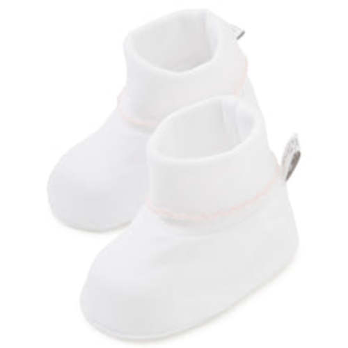 White Kissy Basics Booties