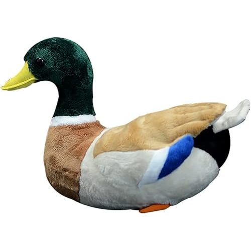 FRANKIEZHOU Realistic Mallard Duck Plush-12”Long, Lifelike Duck Stuffed Animal, Duck Plush, Soft Duck PlushToys,Gifts for Kids,Baby Gift,Cute Plush,Home Decor