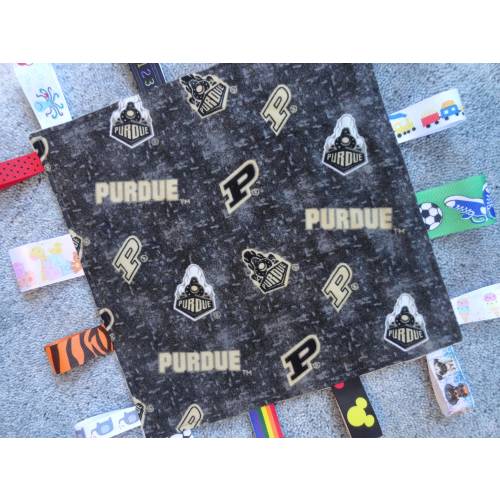 Purdue University/Purdue Boilermakers/Purdue Sensory Lovey/Purdue Baby/Purdue Baby Shower/I Spy Lovey/Boilermaker/Purdue Pete/Purdue Blanket