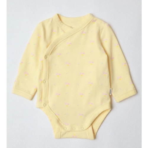 Newborn Ditsy Floral Bodysuit in Lemon 0000