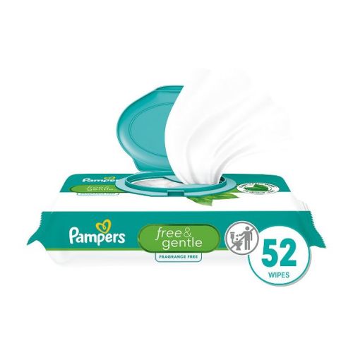 Pampers Free & Gentle Baby Wipes - 156ct