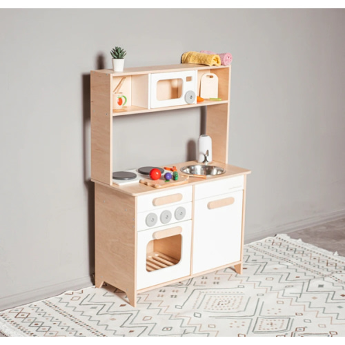 Montessori Play Kitchen - WoodandHearts