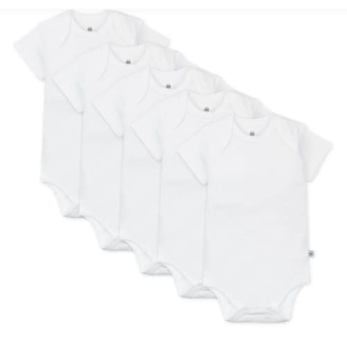 5-Pack Organic Cotton Short Sleeve Bodysuits | Honest Baby Clothing