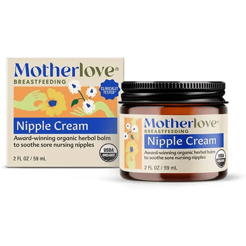 Motherlove Nipple Cream (1 oz) Organic Lanolin-Free Nipple Cream for  Breastfeeding—Benefits Nursing & Pumping Moms