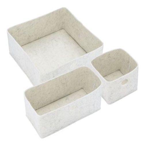 Parker Baby Co. 3 Pack Felt Drawer Organizers