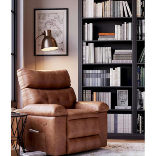 Ebern Designs Oversized Recliner Chair, 360° Manual Rocker Swivel Recliner, Side Pockets And Cup Holders | Wayfair