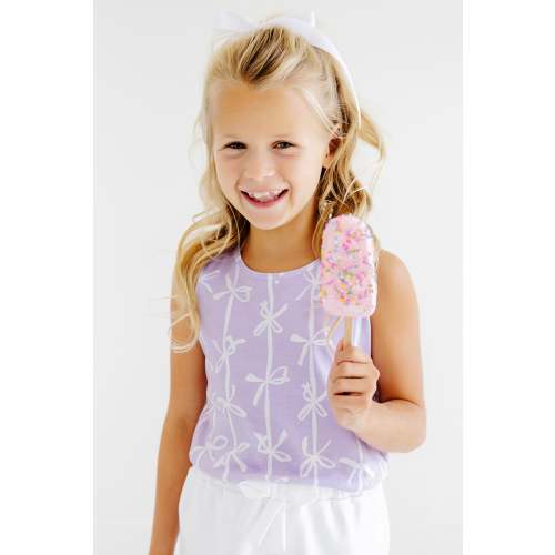Tay Tay Tank - Lavender Braselton Bows