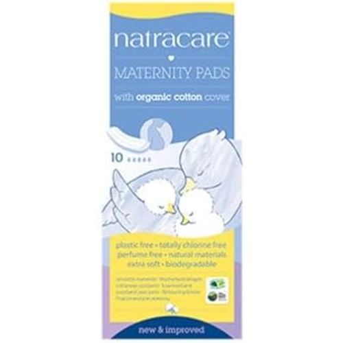 Natracare Maternity Pads 10 Ct, 5 Boxes (50 Pads Total)