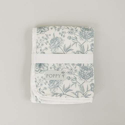 Wipe-clean changing mat (cream botanicals)
