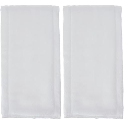 GERBER 10 Count Prefold Birdseye Diaper with Pad, White (Pack of 2)