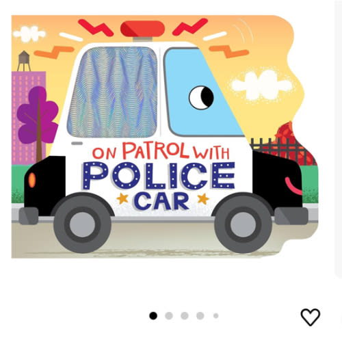On Patrol with Police Car - Touch and Feel Board Book - Sensory Board Book