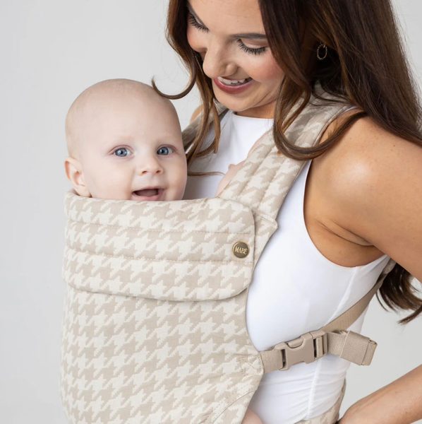 MABĒ The Monarch Baby Buckle Carrier - Houndstooth