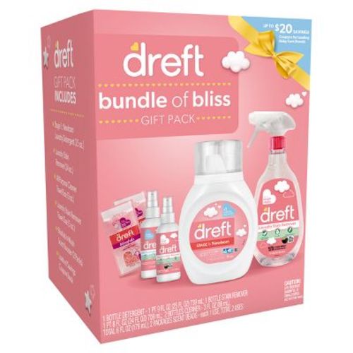 Dreft Bundle Of Bliss Laundry Detergent Gift Pack - 6ct