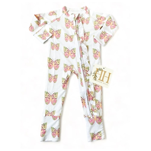 Flyin’ Pretty Double Zipper Romper