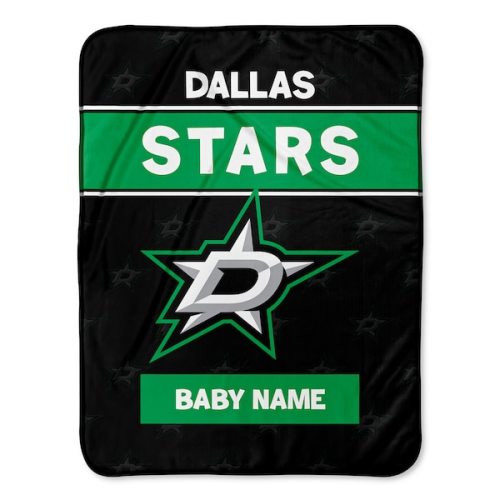 Dallas Stars Chad & Jake 30" x 40" Personalized Baby Blanket