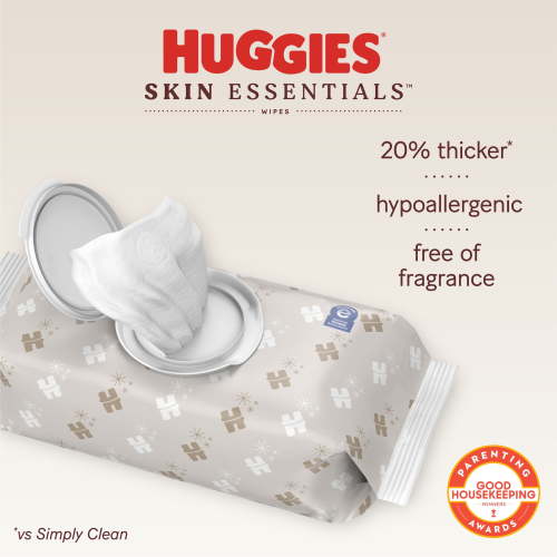 Huggies Skin Essentials Baby Wipes, 8 Pack, 448 Total Ct (Select for More)