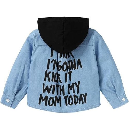YOUNGER STAR Toddler Kids Boys Girls Flannel Hooded Plaid Shirt Button Baby Red Plaid Shirt Plaid Shirt Hooded Clothes