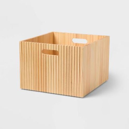 Wood Bin Large Natural - Brightroom™