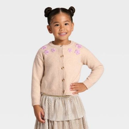 Toddler Girls' Crewneck Cardigan - Cat & Jack™